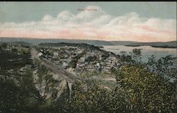 West Fairview From Above Pennsylvania Postcard Postcard Postcard