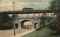 Entrance, Eden Park Cincinnati, OH Postcard Postcard Postcard