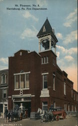 Mt. Pleasant No. 9 Fire Department Postcard