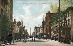 Hamilton St. Looking West Postcard