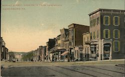 Market Street Looking In From Thirteenth Harrisburg, PA Postcard Postcard Postcard