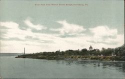 River Park from Walnut Street Bridge Harrisburg, PA Postcard Postcard Postcard