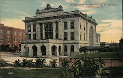 Philadelphia & Reading R. R. Station Harrisburg, PA Postcard Postcard Postcard