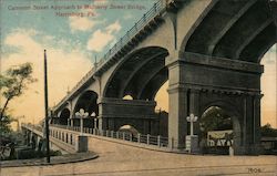 Cameron Street Approach to Mulberry Street Bridge Harrisburg, PA Postcard Postcard Postcard