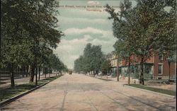 Second Street, looking North from Bend Avenue Harrisburg, PA Postcard Postcard Postcard