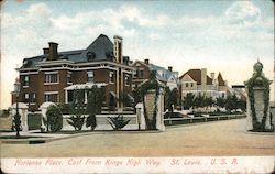 Horlense Place, East From Kings High Way Postcard