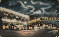 Orpheum Theatre at Night Postcard