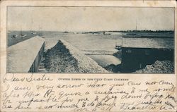 Oyster sheds in the Gulf Coast Country Postcard