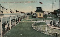 View of Ontario Beach Park Rochester, NY Postcard Postcard Postcard