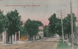 Main Street North from the Reed House McKean, PA Postcard Postcard Postcard