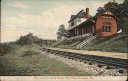 Blue Mountain House Station Western Maryland Railroad. Postcard