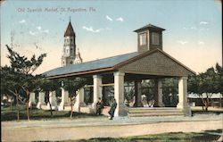 Old Spanish Market St. Augustine, FL Postcard Postcard Postcard