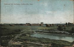 National Oil Refinery Coffeyville, KS Postcard Postcard Postcard