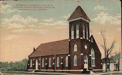 German Lutheran Church, Corner 9th & Spruce Streets Postcard