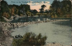 Scene on the Verdigris River Postcard