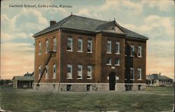 Garfield School Coffeyville, KS Postcard Postcard Postcard