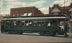 Inter-Urban Street Car Postcard