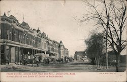 Front Street Looking East From 2nd Ave Postcard