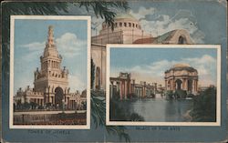 Tower of Jewels & Palace of Fine Arts, PPIE 1915 San Francisco, CA Postcard Postcard Postcard