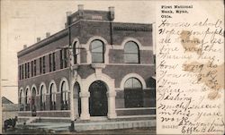 First National Bank Postcard