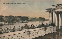 Lake George from Fort William Henry Postcard