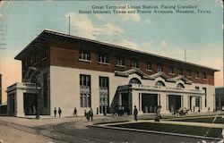 Great Terminal Union Station Houston, TX Postcard Postcard Postcard