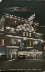 Empress Theatre by Night Postcard