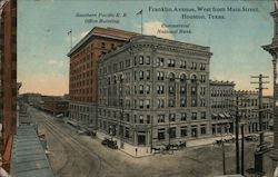 Franklin Avenue, West from Main Street Postcard