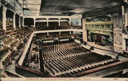 Interior of the Auditorium Postcard