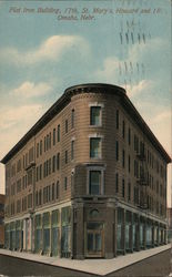 Flat Iron Building Omaha, NE Postcard Postcard Postcard