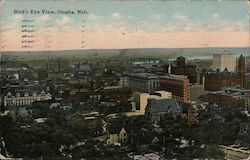 Bird's Eye View of Omaha Postcard