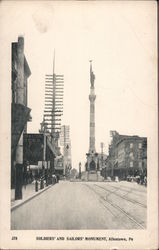 Soldiers' and Sailors' Monument Postcard