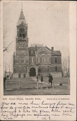 Court House Osceola, IA D.R. Robinson Postcard Postcard Postcard