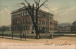 Pratt Institute Free Library Postcard