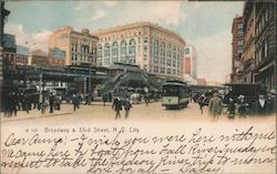 Broadway & 33rd Street New York City, NY Postcard Postcard Postcard