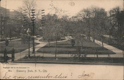 Gramercy Park New York, NY Postcard Postcard Postcard