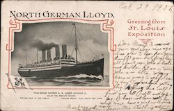 North German Lloyd Postcard