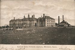 Kansas State Imbecile Asylum Winfield, KS Postcard Postcard Postcard