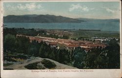 Birdseye View of Presidio, from Presidio Heights Postcard