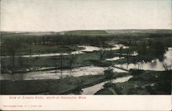 View of Zumbro River, South Rochester, MN Postcard Postcard Postcard