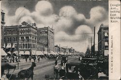 Douglas Ave, Looking East Postcard