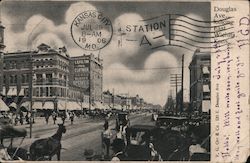 Douglas Ave. Looking East Postcard