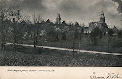 State Asylum for the Insane Norristown, PA Postcard Postcard Postcard