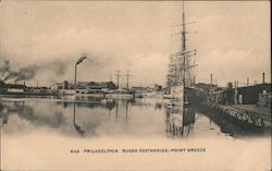 Sugar Refineries - Point Breeze Philadelphia, PA Postcard Postcard Postcard