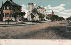 1608 Avenue I Looking East Galveston, TX Postcard Postcard Postcard