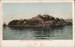 Alcatraz Island, San Francisco Bay Postcard