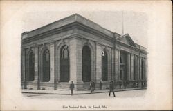 First National Bank Postcard