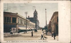 Eight Street, South from Felix Street Postcard