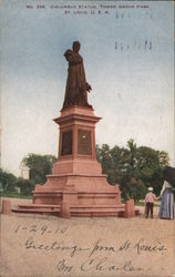 Columbus State Tower Grove Park Postcard