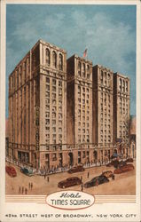 Hotel Times Square, 43rd Street West of Broadway New York City, NY Postcard Postcard Postcard